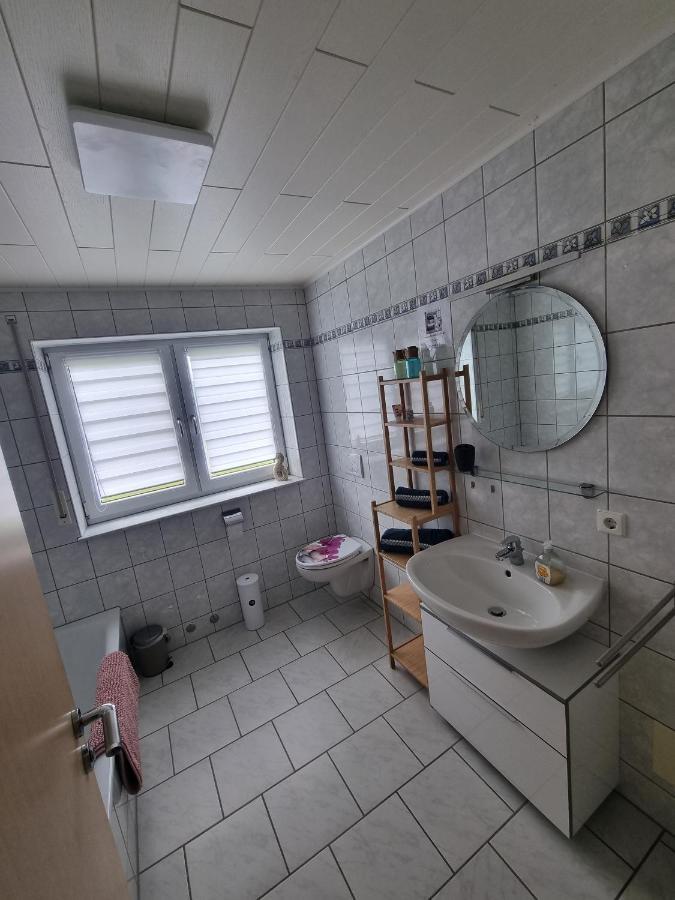 Ferienwohnung Biosphaerenblick Münsingen Exterior foto